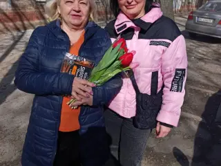 З нагоди Міжнародного жіночого дня триває тепла серія привітань від Криворізької міської організації ВО «Батьківщина», яку очолює Ольга Бабенко.