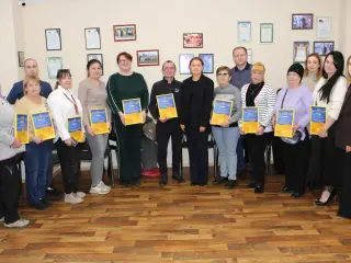 З нагоди Дня працівників ЖКГ та побутового обслуговування населення відбулася урочиста зустріч голови КМО ВО «Батьківщина» Ольги Бабенко.