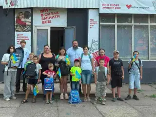 🎒📚 З турботою про школярів Тернівського району!