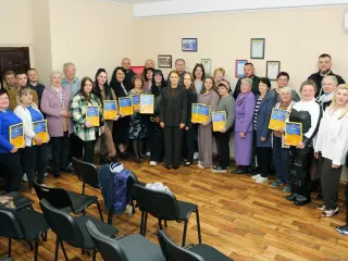 З нагоди Дня вдячності волонтерам голова КМО ВО «Батьківщина» Ольга Бабенко спільно з депутатом облради Марією Бабенко провели урочистий захід для волонтерів нашого міста.💛💙